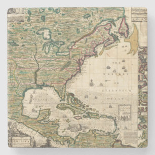 Amerika Septentrionalis Stenen Onderzetter