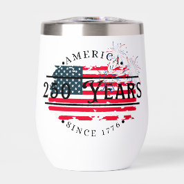 Amerika sinds 1776 met vlag/vuurwerk II