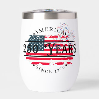 Amerika sinds 1776 met vlag/vuurwerk II