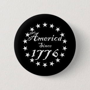 Amerika sinds 1776 ronde button 5,7 cm