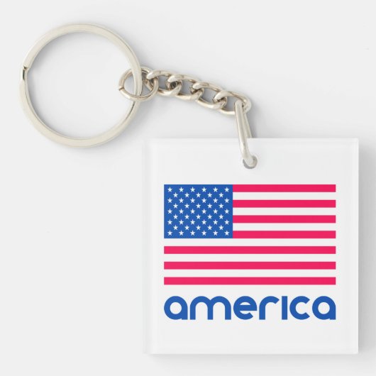 Amerika Sleutelhanger (Voorkant)