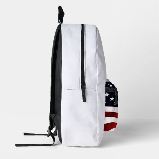 Amerika sneeuw Amerika is cultureel Amerika high s Bedrukte Rugzak (Links)