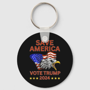 Amerika stem Trump 2024 Wij het volk hebben ENO ge Sleutelhanger