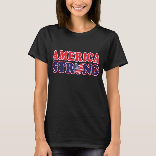Amerika sterk t-shirt (Voorkant)