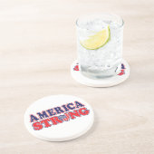 Amerika sterk zandsteen onderzetter (Zijkant)