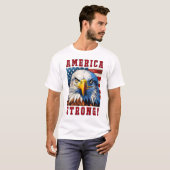 Amerika Sterke T-Shirt (Voorkant volledig)