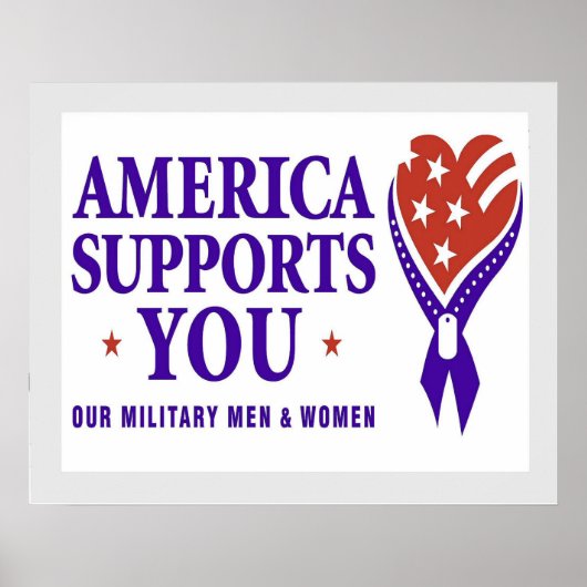 Amerika steunt je DARK Poster (Voorkant)