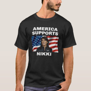 Amerika steunt Nikki Haley T-shirt