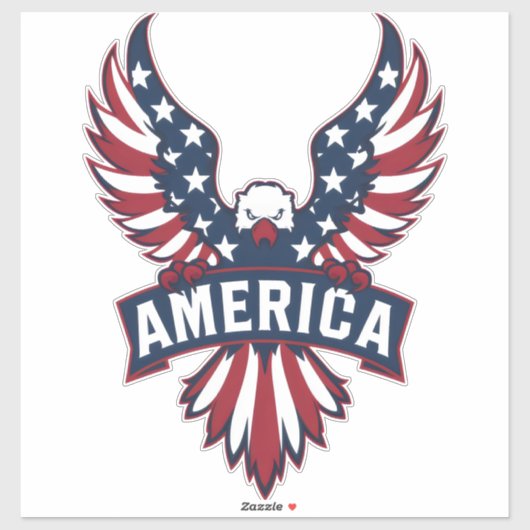 Amerika. Sticker (Vel)