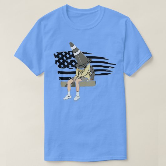 Amerika straat t-shirt (Design voorkant)