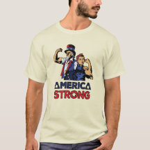 AMERIKA STRONG - UNCLE SAM - ROSIE DE RIVETER