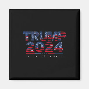 Amerika terug Amerikaanse vlag 4 juli Donald Trump Magneet