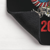 Amerika Terug Amerikaanse vlag Trump 2024 Mannen V Muismat (Hoek)