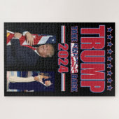 Amerika terug Trump 2024 Legpuzzel (Horizontaal)