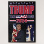 Amerika terug Trump 2024 Legpuzzel (Verticaal)