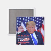 Amerika terug - Trump 2024 Magneet (Voorkant / Achterkant)