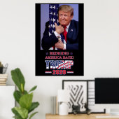 Amerika terugbrengen - Trump 2020 Poster (Thuiskantoor)