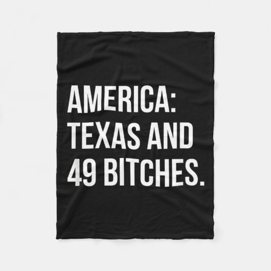 Amerika Texas En 49 Es Fleece Deken (Voorkant)