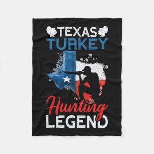 Amerika Texas Turkije Jachtlegende Grappig Turkije Fleece Deken