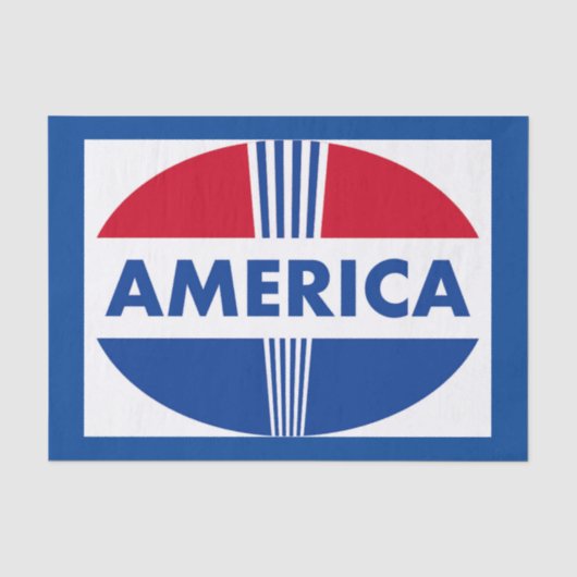 AMERIKA TISSUEPAPIER (Voorkant)