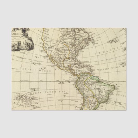 Amerika Tissuepapier (Voorkant)