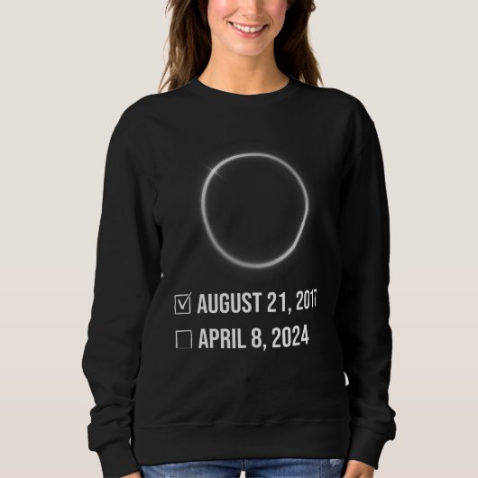 Amerika Totaliteit Eclips T-shirt Augustus 2017 Ap (Voorkant)