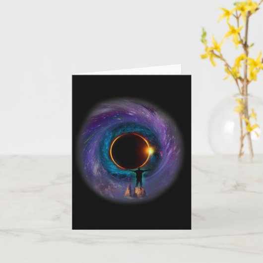 Amerika Totality Spring 4.08.24 Total Zonneklemmen Kaart (Gele Bloem)