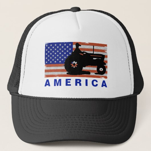 AMERIKA-TRAGER FLAG-B TRUCKER PET (Voorkant)