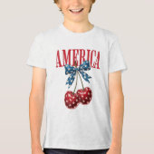 Amerika Tri-Blend Shirt (Voorkant)