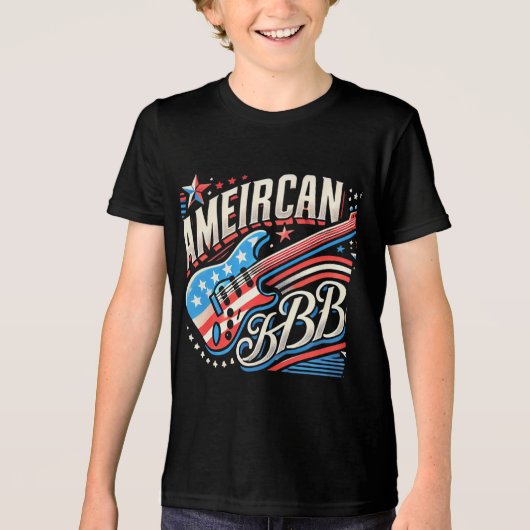 Amerika Tri-Blend Shirt (Voorkant)