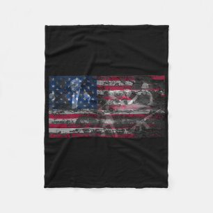 Amerika Trump 2a Vuurwapens God Land Bijbel Kruis Fleece Deken