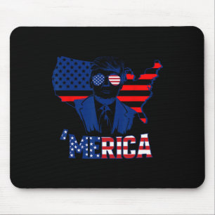 Amerika Trump 4 juli Trump Amerikaanse vlag Mannen Muismat