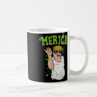 Amerika Trump Bae Roken Wiet Grappig Stoner Gift Koffiemok