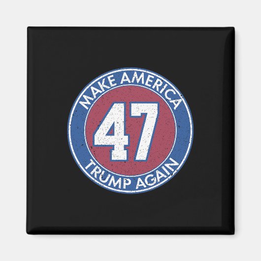 Amerika Trump weer 47 Magneet (Voorkant)
