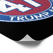 Amerika Trump weer 47 Poster (Hoek)
