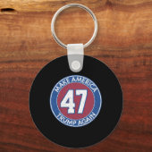 Amerika Trump weer 47 Sleutelhanger (Voorkant)