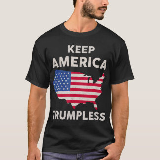 AMERIKA TRUMPLEK HOUDEN  T-SHIRT
