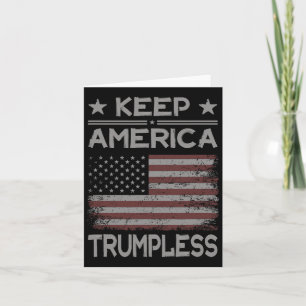 Amerika Trumpless - Anti Trump Verdrietig Amerikaa Kaart