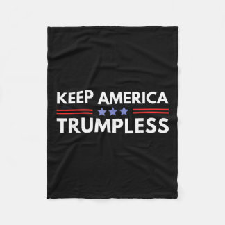 Amerika Trumpless Grappig Anti Trump 2024 Pro Demo Fleece Deken