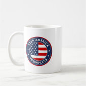 Amerika Trumpless Grappig Anti Trump 2024 Pro Demo Koffiemok (Links)