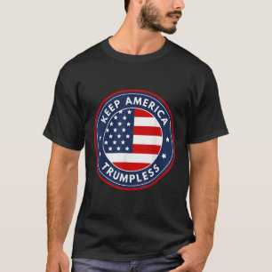 Amerika Trumpless Grappig Anti Trump 2024 Pro Demo T-shirt