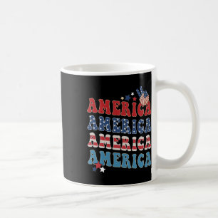 Amerika USA 4 juli voor mannen en vrouwen Koffiemok