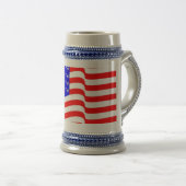 Amerika USA Beer Mok/Stein Bierpul (Voorkant rechts)