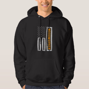 Amerika USA Houtbewerking Timmerman Houtbewerking Hoodie