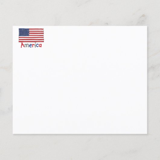 Amerika USA KIDS Vlag Flyer (Voorkant)