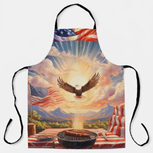 Amerika USA Patriottische BBQ Schort