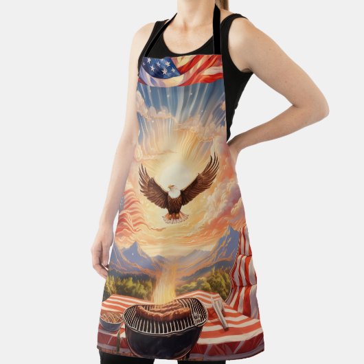 Amerika USA Patriottische BBQ Schort (Insitu)