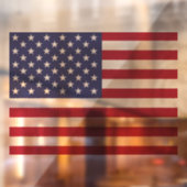 Amerika / USA Raambord, Cling, Amerikaanse vlag Raamsticker (Vel 2)