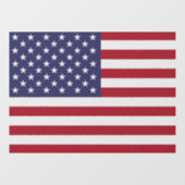 Amerika / USA Raambord, Cling, Amerikaanse vlag Raamsticker (Vel)