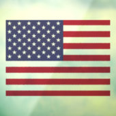Amerika / USA Raambord, Cling, Amerikaanse vlag Raamsticker (Vel 3)